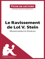 Le Ravissement de Lol V. Stein de Marguerite Duras (Fiche de lecture): Analyse complète et résumé détaillé de l'oeuvre