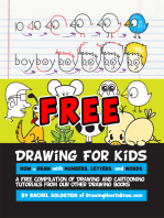 Drawing for Kids: How to Draw Cartoons with Letters, Numbers, and Words