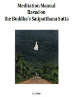 Meditation Manual: Based on the Buddha's Satipatthana Sutta