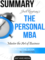 Josh Kaufman’s The Personal MBA