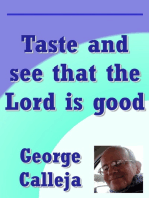 Taste and See That the Lord Is Good