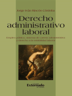 Derecho administrativo laboral: Empleo público, sistema de carrera administrativa y derecho a la estabilidad laboral