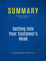 Getting Into Your Customer's Head (Review and Analysis of Davis' Book)