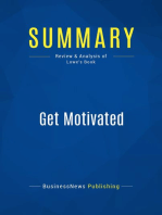 Get Motivated (Review and Analysis of Lowe's Book)