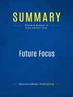 Future Focus (Review and Analysis of Kinni and Ries' Book)