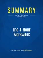 The 4-Hour Workweek (Review and Analysis of Ferriss' Book)