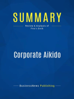 Corporate Aikido (Review and Analysis of Pino's Book)
