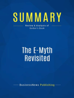 The E-Myth Revisited (Review and Analysis of Gerber's Book)