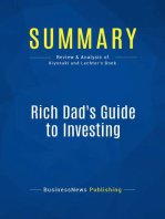 Rich Dad's Guide to Investing (Review and Analysis of Kiyosaki and Lechter's Book)