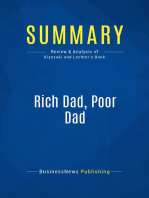 Rich Dad, Poor Dad (Review and Analysis of Kiyosaki and Lechter's Book)