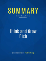 Think and Grow Rich (Review and Analysis of Hill's Book)