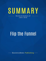 Flip the Funnel (Review and Analysis of Jaffe's Book)