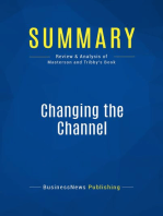 Changing the Channel (Review and Analysis of Masterson and Tribby's Book)