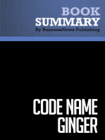 Summary: Code Name Ginger: Review and Analysis of Kemper's Book