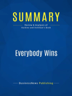 Everybody Wins (Review and Analysis of Harkins and Hollihan's Book)
