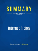 Internet Riches (Review and Analysis of Fox's Book)