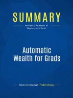 Automatic Wealth for Grads (Review and Analysis of Masterson's Book)