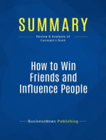 How to Win Friends and Influence People (Review and Analysis of Carnegie's Book)