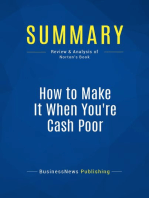 How to Make It When You're Cash Poor (Review and Analysis of Norton's Book)