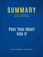 Pour Your Heart Into It (Review and Analysis of Schultz and Yang's Book)