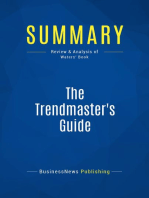 The Trendmaster's Guide (Review and Analysis of Waters' Book)