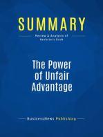The Power of Unfair Advantage (Review and Analysis of Nesheim's Book)