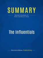 The Influentials (Review and Analysis of Keller and Berry's Book)