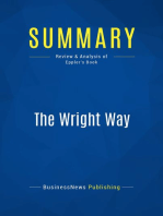 The Wright Way (Review and Analysis of Eppler's Book)