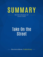 Take On the Street (Review and Analysis of Levitt's Book)