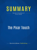 The Pixar Touch (Review and Analysis of Price's Book)