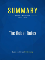 The Rebel Rules (Review and Analysis of Conley's Book)