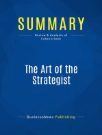 The Art of the Strategist (Review and Analysis of Cohen's Book)
