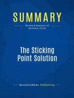 The Sticking Point Solution (Review and Analysis of Abraham's Book)