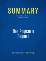 The Popcorn Report (Review and Analysis of Popcorn's Book)