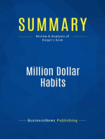 Million Dollar Habits (Review and Analysis of Ringer's Book)