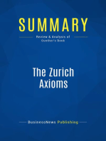 The Zurich Axioms (Review and Analysis of Gunther's Book)
