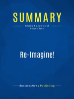 Re-Imagine! (Review and Analysis of Peter's Book)