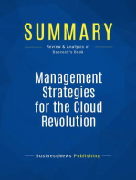 Management Strategies for the Cloud Revolution (Review and Analysis of Babcock's Book)