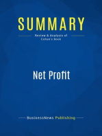 Net Profit (Review and Analysis of Cohan's Book)