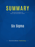 Six Sigma (Review and Analysis of Harry and Schroeder's Book)