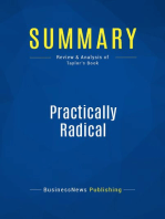 Practically Radical (Review and Analysis of Taylor's Book)
