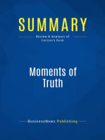 Moments of Truth (Review and Analysis of Carlzon's Book)