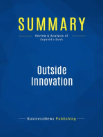 Outside Innovation (Review and Analysis of Seybold's Book)