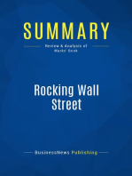 Rocking Wall Street (Review and Analysis of Marks' Book)