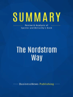 The Nordstrom Way (Review and Analysis of Spector and McCarthy's Book)