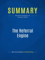 The Referral Engine (Review and Analysis of Jantsch's Book)