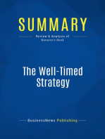 The Well-Timed Strategy (Review and Analysis of Navarro's Book)