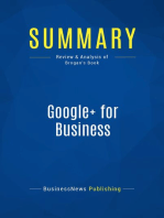 Google+ for Business (Review and Analysis of Brogan's Book)