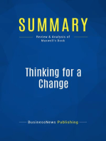 Thinking for a Change (Review and Analysis of Maxwell's Book)