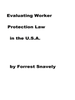 Evaluating Worker Protection Law in the U.S.A.